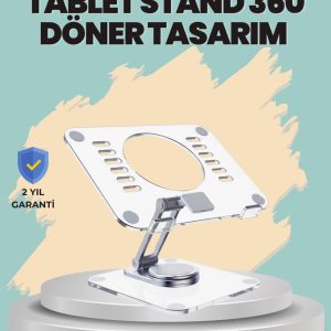 Çift Eksenli Ayarlanabilir Tablet Destek Standı
