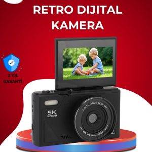 5K Ultra HD Kamera Gülümseme Algılama Otofokus 18x Optik Zoom