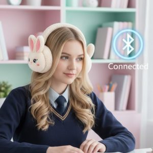 Kablosuz Tavşan Tasarımlı Bluetooth Kulaklık TF Kart Destekli