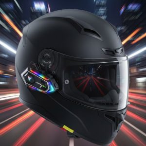 Çift Telefon Destekli Motosiklet Kask Bluetooth Kulaklık