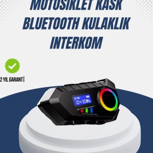 Kablosuz Bluetooth İnterkom IP65 Suya Dayanıklı 40mm HD Ses ve 40 Saat Pil