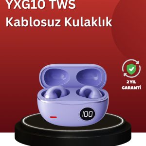 YXG10 Açık Kulak Bluetooth Kulaklık – Klipsli Güvenli Spor Tasarım 30 Saat Pil