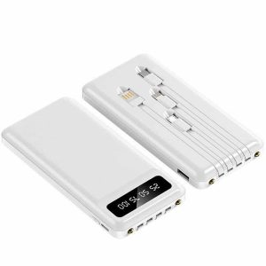 4 Çıkışlı 20.000 Mah Powerbank Uzun Pil Ömürlü Taşınabilir