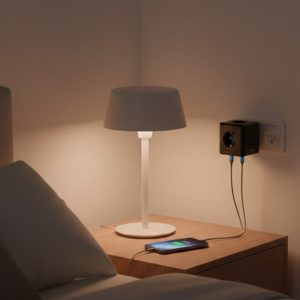 Akım Korumalı Priz Çoklu USB Girişli Güvenli Enerji Yönetimi