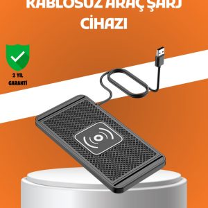 Araç İçi Kablosuz Şarj Pedi – Manyetik Güçlü Tutuş Hızlı Şarj Özelliği