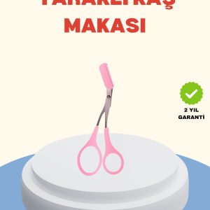 Profesyonel Taraklı Kaş Makası – Evde ve Salon Kullanımına Uygun