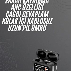 Yeni Nesil Pro Ekranlı Bluetooth Kulaklık 5.0 Bluetooth