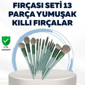 Profesyonel Kullanıma Uygun 13 Parça Makyaj Fırçası Takımı Fiber Kıllı