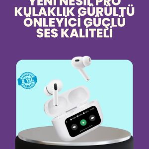 Tüm Telefonlarla Uyumlu ANC Özellikli Dokunmatik Bluetooth Kulaklık