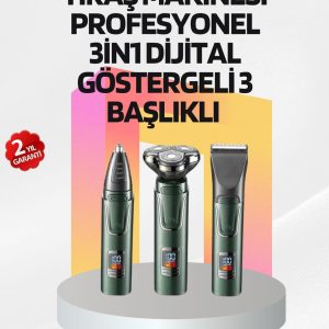 Kablosuz Şarjlı Çok Amaçlı Tıraş Makinesi