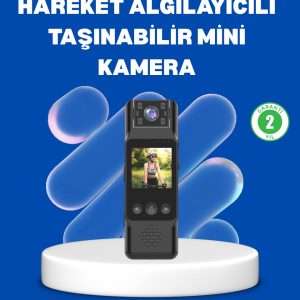 Mini Kamera 1080P Full HD Döner Lens Taşınabilir