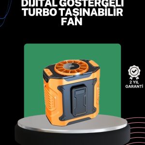 USB Şarjlı Kompakt El ve Boyun Fanı Çok Fonksiyonlu