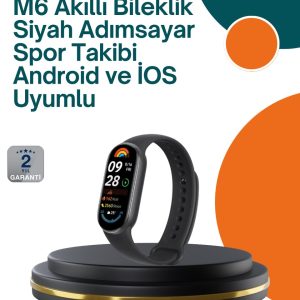 iOS ve Android Uyumlu Akıllı Bileklik – Çok Fonksiyonlu Kullanım
