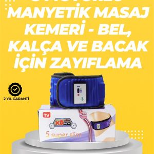 Yoğurma Titreşim ve Manyetik Masaj Özellikli Zayıflama Aleti – 750g Hafif Tasarım