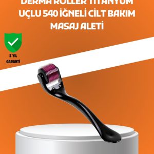 540 İğneli Titanyum Dermaroller Profesyonel Ev Tipi Cilt Yenileme Aparatı