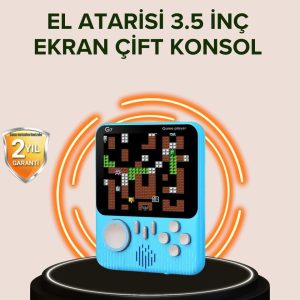 TV Bağlantılı Çift Oyunculu Şarjlı Retro Gamepad Seti