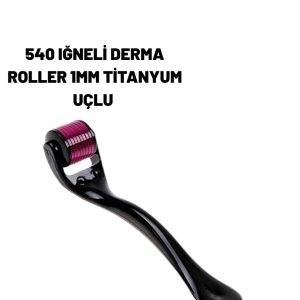 Ev Tipi Mikro İğneli Cilt Bakım Aleti – 1 mm Titanyum Roller