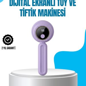 Şarjlı Tiftik Temizleme Makinesi Kablosuz Pratik Kullanım