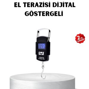 Portatif Dijital El Kantarı – Bavul Kargo ve Paket Tartı Cihazı 50 Kg