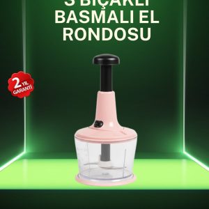 Geniş Hazneli Manuel Doğrayıcı Ev Tipi Kullanım