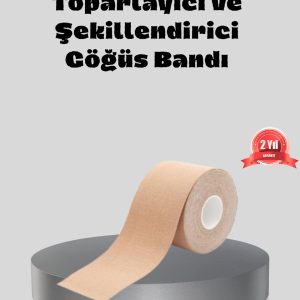 Suya Dayanıklı Görünmez Göğüs Bandı – Pamuklu ve Esnek Destek Bandı