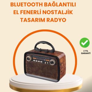 Bluetooth Hoparlör – Kablosuz Bağlantı Geniş Ses Alanı Radyo Destekli Hafif ve Taşınabilir
