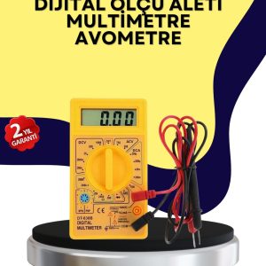 Çok Fonksiyonlu Dijital Multimetre Elektrik Test Cihazı
