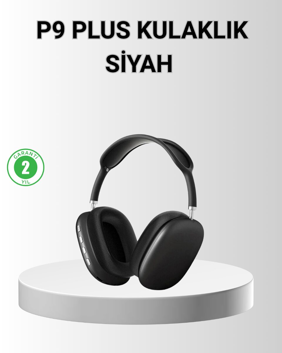 P9 Pro Plus Bluetooth Kulak Üstü Kulaklık – H1 Çipli Aktif Gürültü Engelleme Uzamsal Ses Desteği