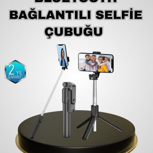 Bluetooth Selfie Çubuğu – Kablosuz Hafif ve Yüksek Çözünürlüklü Çekim İçin