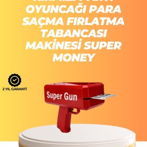 AA Pil ile Çalışan Kolay Kullanımlı Kâğıt Fırlatıcı Oyuncak