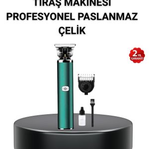 180 Dakika Kullanım Süreli Şarjlı Tıraş Makinesi – Hızlı Şarj USB Girişli Yüksek Kapasiteli