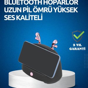 Akıllı Kablosuz Telefon Tutucu ve Stereo Hoparlör – Kolay Kullanım ve Yüksek Ses Kalitesi