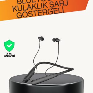 Y12 Bluetooth Kablosuz Kulaklık – LCD Pil Ekranı Kompozit Diyafram Dokunmatik Panel