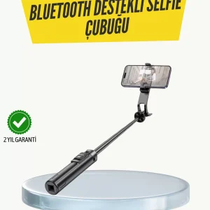 Bluetooth Selfie Çubuğu –  Katlanabilir Uzaktan Kumandalı
