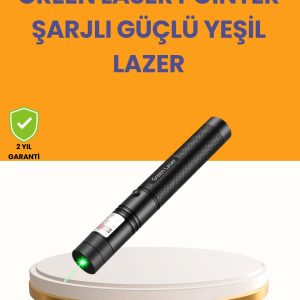 5000mW Yeşil Lazer Pointer Profesyonel Uzun Menzilli