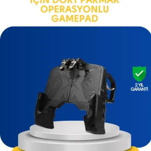 Gerçekçi Oyun Deneyimi Sunan Dört Parmak Mobil Gamepad