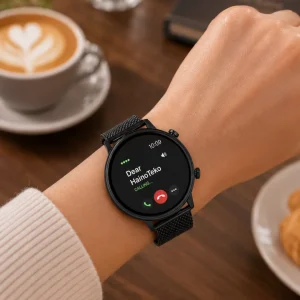 Akıllı Saat Çift Kordonlu Bluetooth Görüşme Destekli Saat