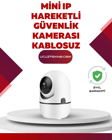 Full HD 1080P Kablosuz Güvenlik Kamerası – Hareket Takip Gece Görüşü ve İki Yönlü Ses Özellikli 1 Full HD 1080P Kablosuz Güvenlik Kamerası – Hareket Takip Gece Görüşü ve İki Yönlü Ses Özellikli
