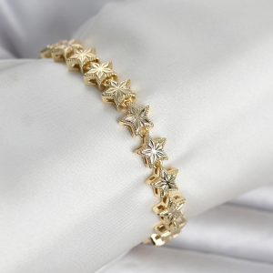 Kiraz Model Gold Renk Pirinç Çocuk Küpe 5886