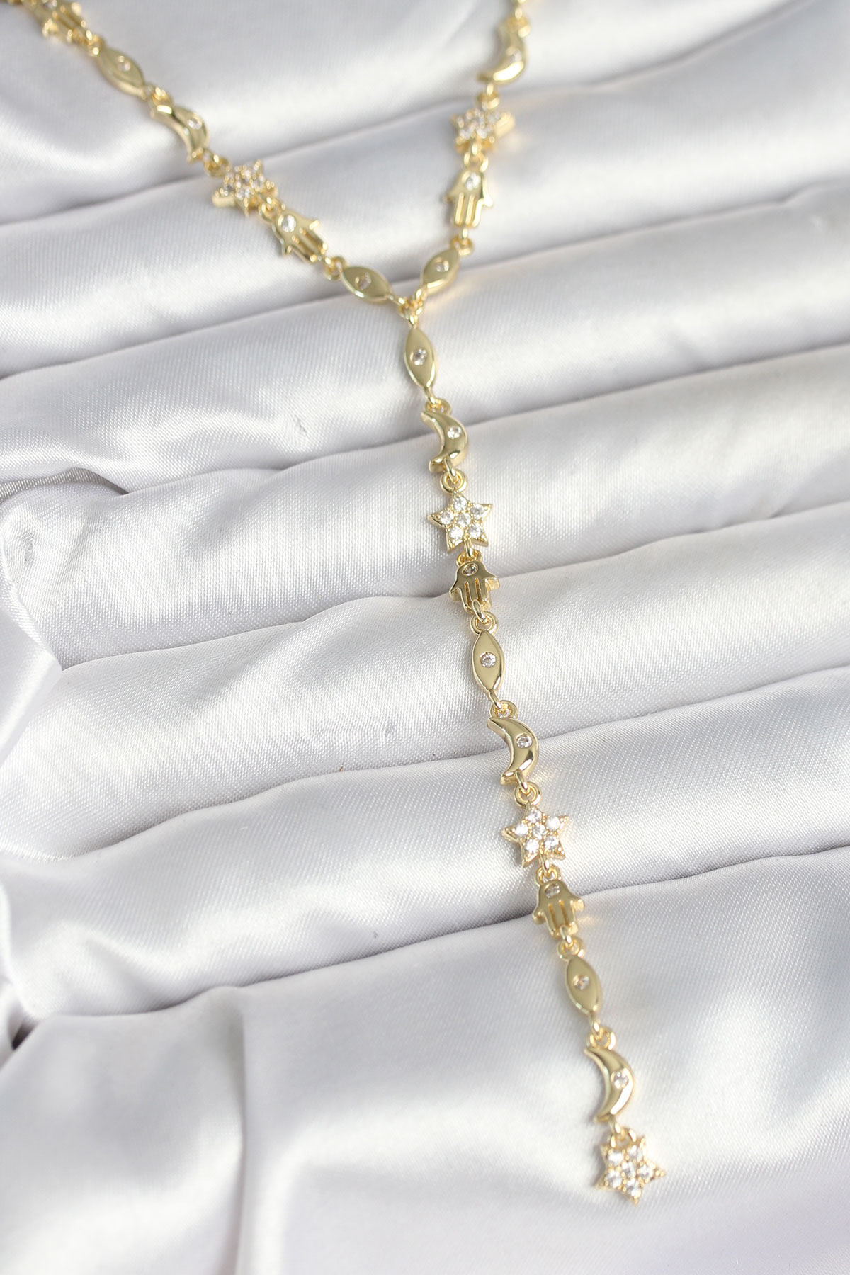 316L Çelik Gold Renk Top Model Kadın Küpe 5886