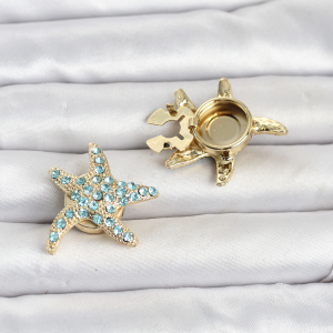 Pirinç Zirkon Taşlı Yıldız Model Gold Renk 3'lü Çift Kadın Küpe Set 5886