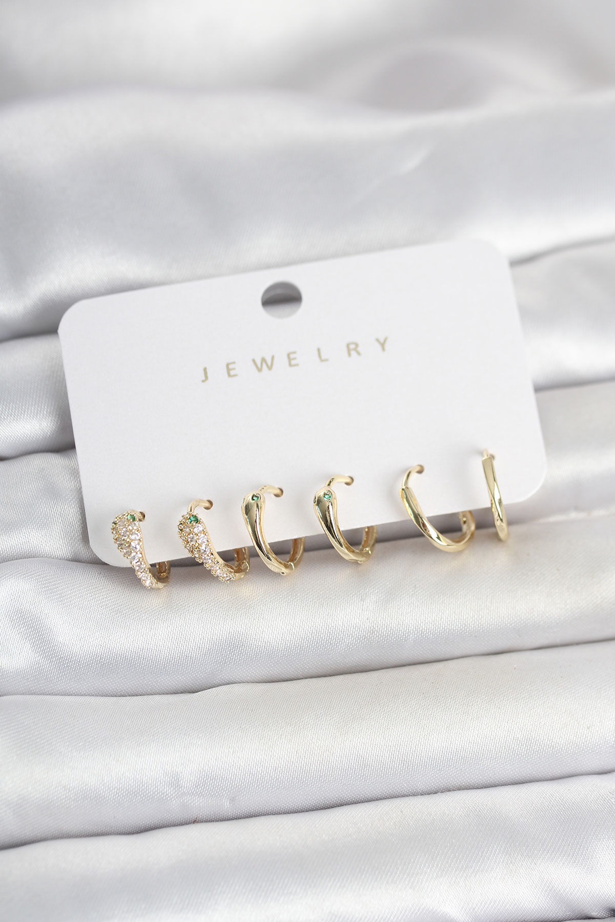 Pirinç Gümüş Renk Zirkon Taşlı Damla Earcuff Küpe 5886 1 Pirinç Gümüş Renk Zirkon Taşlı Damla Earcuff Küpe 5886