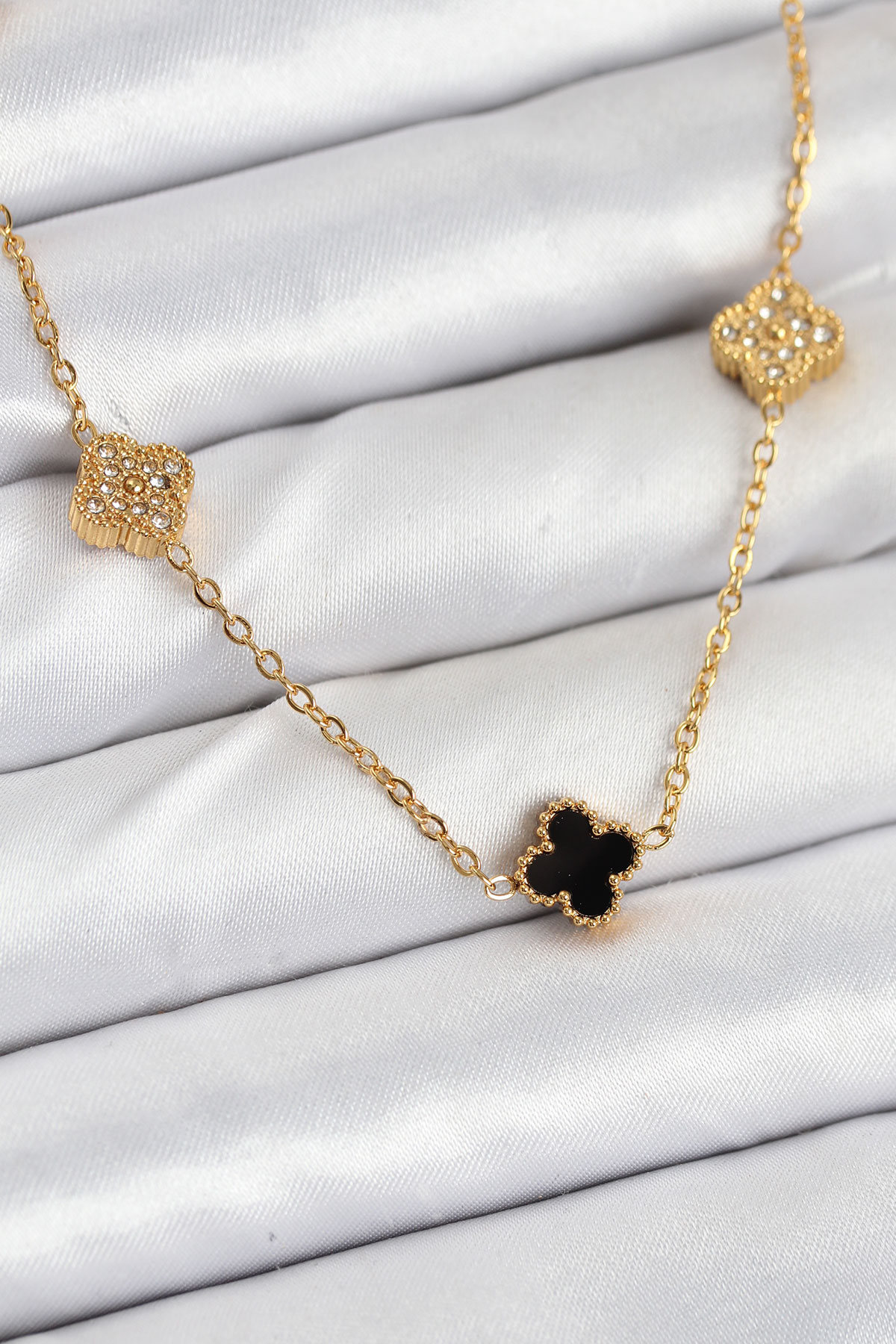 316L Çelik Zincir Gold Renk Topçuklu Kolye 5886 1 316L Çelik Zincir Gold Renk Topçuklu Kolye 5886