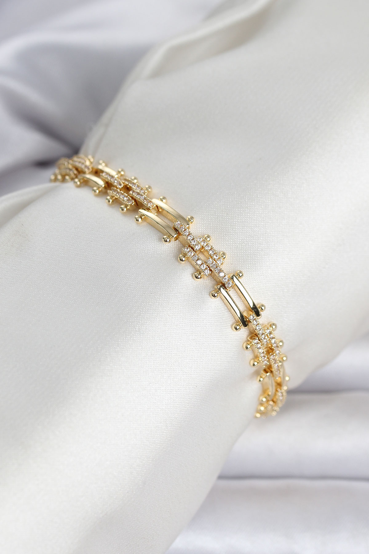 316L Çelik Gold Renk Deniz Kabuğu Form Kadın Küpe 5886