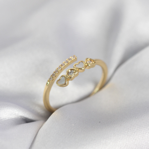 316L Çelik Zirkon Taşlı Kutup Yıldızı Model Gold Renk Kadın Kolye 5886