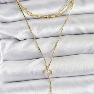 Pirinç Zirkon Taşlı Halka Model Gold Renk 3'lü Çift Kadın Küpe Set 5886
