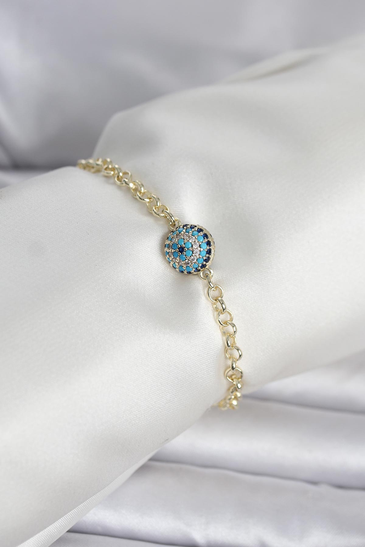 316L Çelik Gold Renk Motif Model Kadın Küpe 5886