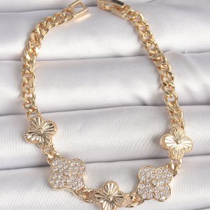 Pirinç Gold Renk Zirkon Taşlı Yılan Kalp Model Kadın Küpe 5886