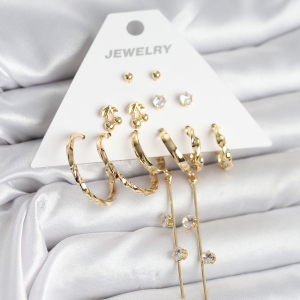 14K Gold Renk Kaplama Zincir Model CM Kadın Kolye 5886