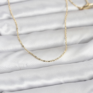 CM 14K Gold Renk Burgu Model 60 cm Kadın Kolye 5886